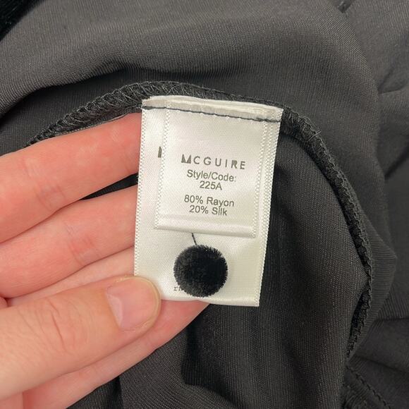 Anthro McGuire Sorbonne Velvet Ruffle Mini Party Dress Flutter Cap Sleeves Small - Picture 9 of 12